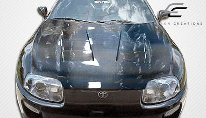1993-1998 Toyota Supra TS-1 Hood, Carbon Fiber - view 2
