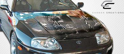 1993-1998 Toyota Supra TS-1 Hood, Carbon Fiber - view 3