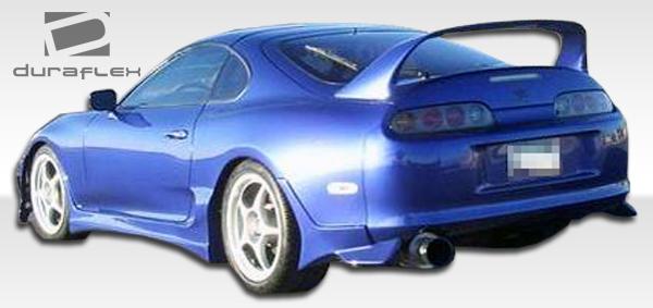1993-1998 Toyota Supra Bomber Side Skirts Rocker Panels, Fiberglass - view 3