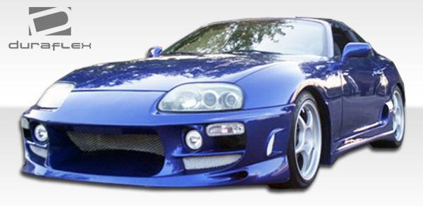 1993-1998 Toyota Supra Bomber Side Skirts Rocker Panels, Fiberglass - view 4