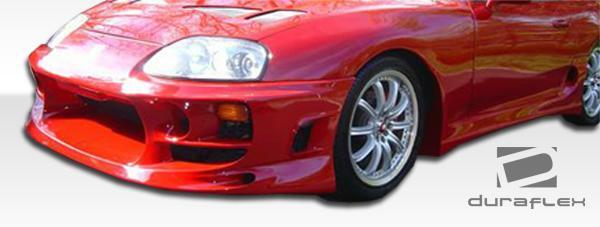 1993-1998 Toyota Supra Bomber Side Skirts Rocker Panels, Fiberglass - view 5