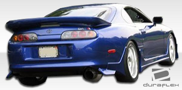 1993-1998 Toyota Supra Bomber Side Skirts Rocker Panels, Fiberglass - view 9