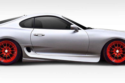 1993-1998 Toyota Supra S Line Side Skirt Rocker Panels, Fiberglass - view 1