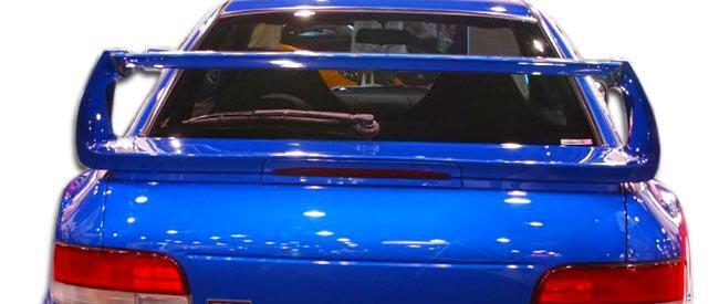 1993-2001 Subaru Impreza 4DR STI Look Wing Trunk Lid Spoiler - view 1