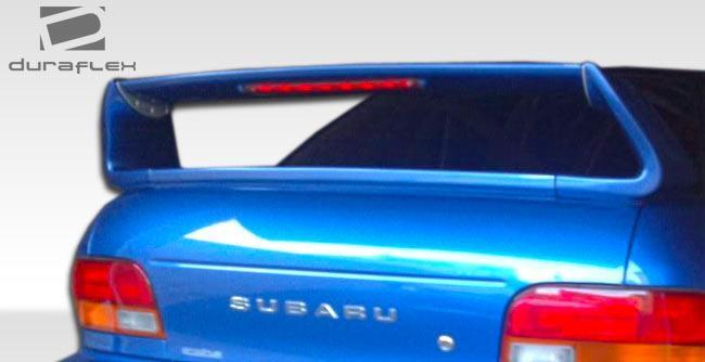1993-2001 Subaru Impreza 4DR STI Look Wing Trunk Lid Spoiler - view 2