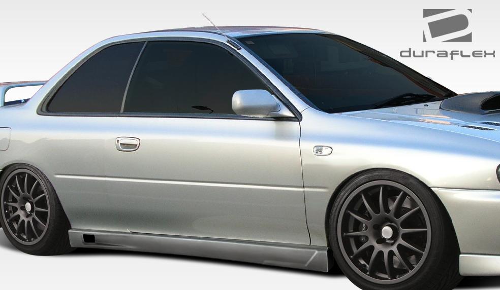 1993-2001 Subaru Impreza I-Design 2 Wide Body Side Skirts Rocker - view 2