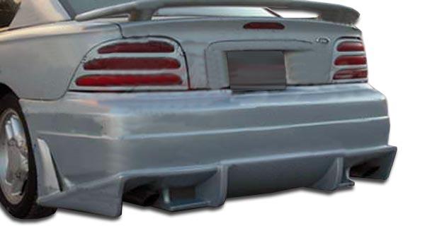 1994-1998 Ford Mustang Bomber Rear Bumper Cover, Fiberglass - view 1