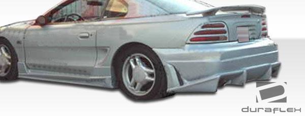 1994-1998 Ford Mustang Bomber Side Skirts Rocker Panels, Fiberglass - view 2