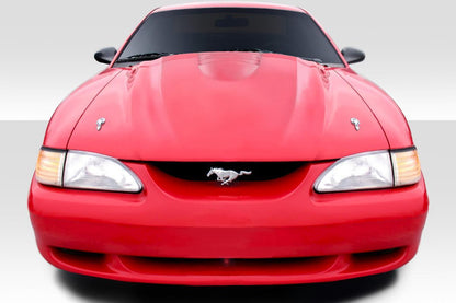1994-1998 Ford Mustang Cobra R Hood, Fiberglass - view 1