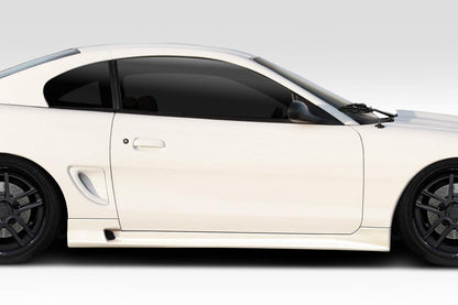 1994-1998 Ford Mustang Colt 2 Side Skirts Rocker Panels, Fiberglass - view 1