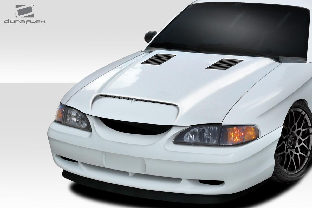 1994-1998 Ford Mustang GT500 Hood, Fiberglass - view 2
