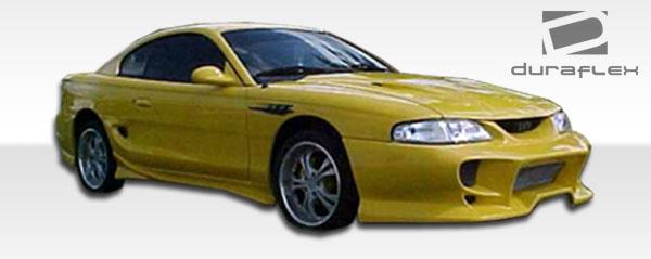 1994-1998 Ford Mustang Vader Side Skirts Rocker Panels, Fiberglass - view 5
