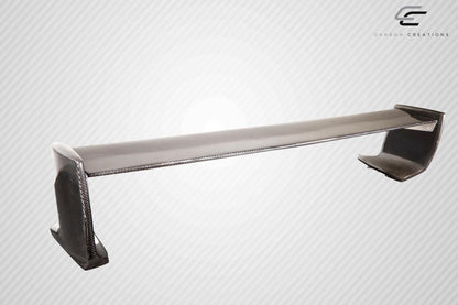 1994-2001 Acura Integra Type M V2 Rear Wing Spoiler, Carbon Fiber - view 5