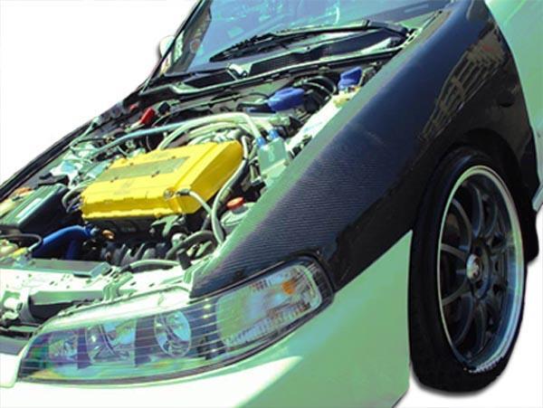 1994-2001 Acura JDM Integra OEM Look Fenders, Carbon Fiber - view 1