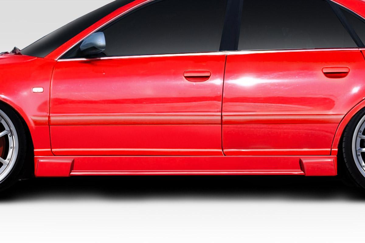 1996-2001 Audi A4 S4 B5 Version 1 Side Skirts, Fiberglass - view 1