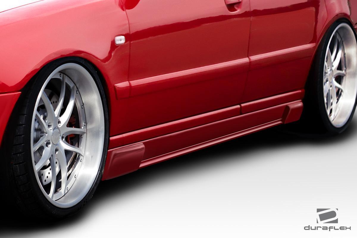 1996-2001 Audi A4 S4 B5 Version 1 Side Skirts, Fiberglass - view 2