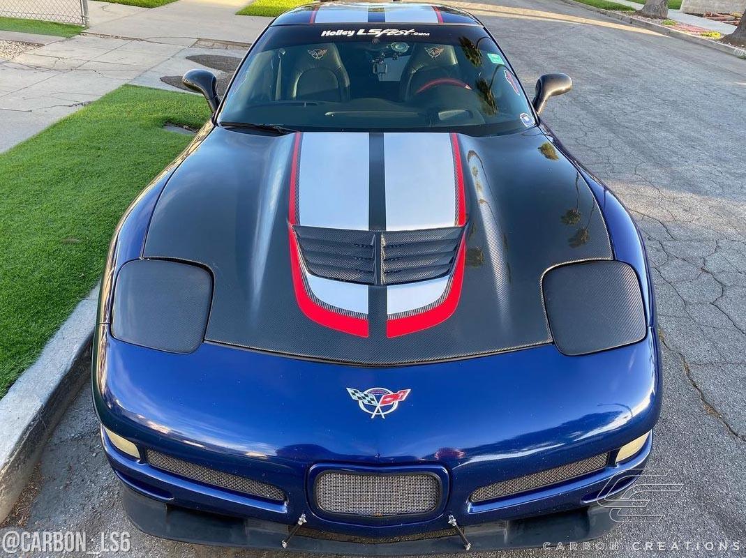 1997-2004 Chevrolet Corvette C5 DriTech Stingray Z Hood, Carbon Fiber - view 2