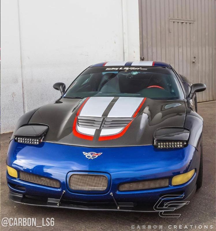 1997-2004 Chevrolet Corvette C5 DriTech Stingray Z Hood, Carbon Fiber - view 4
