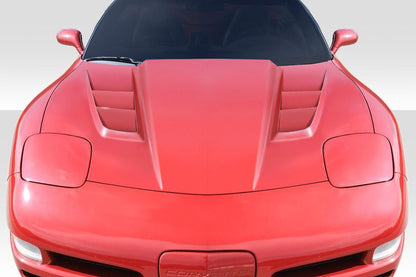 1997-2004 Chevrolet Corvette C5 H Design Hood, Fiberglass - view 1