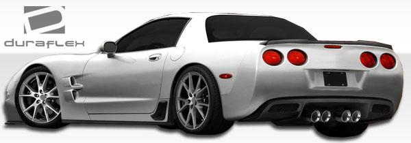 1997-2004 Chevrolet Corvette C5 ZR Edition Rear Diffuser, Fiberglass - view 2
