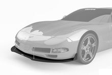 1997-2004 Corvette C5 Front Bumper Lip Splitter, 3-Piece ABS - view 2