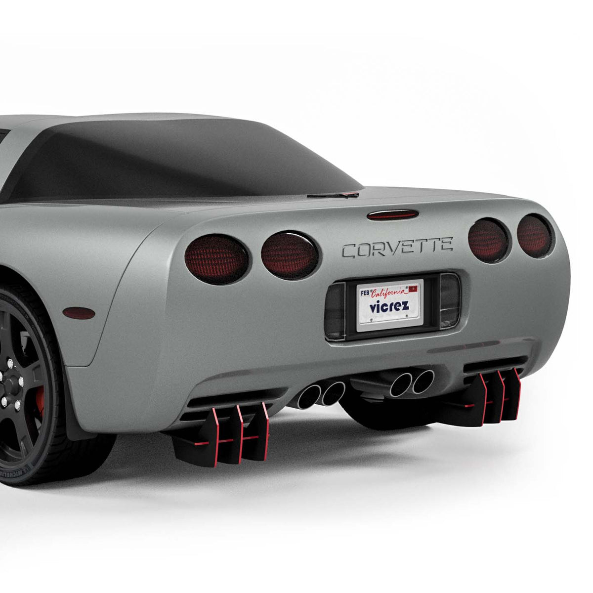 1997-2004 Chevrolet Corvette C5 Centa VR2 Rear Diffuser