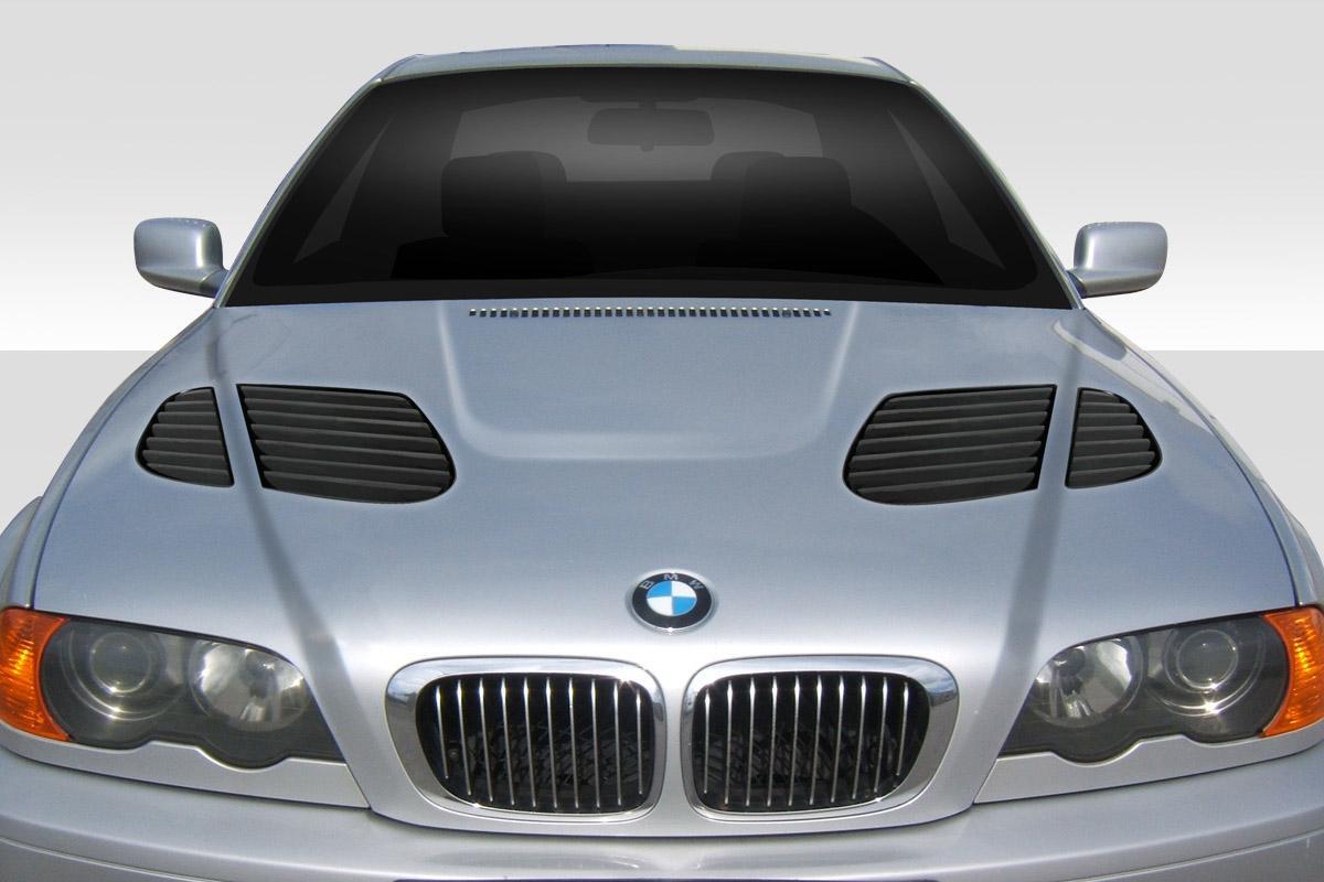 1999-2001 BMW 3 Series E46 4DR GTR Hood, Fiberglass - view 1