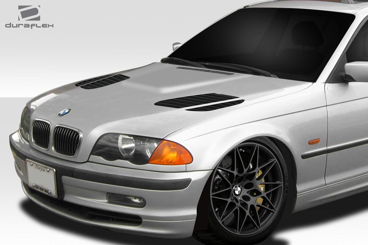 1999-2001 BMW 3 Series E46 4DR GTR Hood, Fiberglass - view 2
