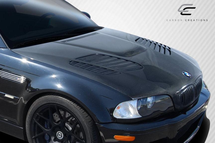 1999-2003 BMW 3 Series E46 2DR DriTech GTR Hood, Carbon Fiber - view 2
