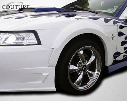 1999-2004 Ford Mustang Polyurethane Demon Front Fender Flares - view 2