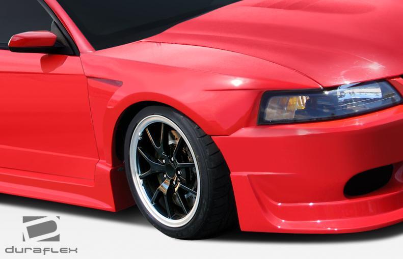 1999-2004 Ford Mustang CBR500 Wide Body Front Fenders, Fiberglass - view 3