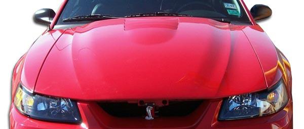 1999-2004 Ford Mustang Cobra R Hood, Fiberglass - view 1
