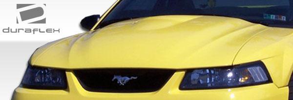 1999-2004 Ford Mustang Cobra R Hood, Fiberglass - view 2