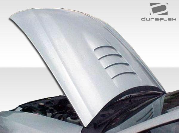 1999-2004 Ford Mustang Cobra R Hood, Fiberglass - view 4