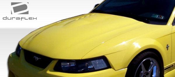 1999-2004 Ford Mustang Cobra R Hood, Fiberglass - view 5