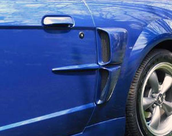 1999-2004 Ford Mustang CVX Side Scoop, Fiberglass - view 1