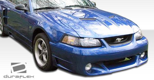 1999-2004 Ford Mustang CVX Side Skirts Rocker Panels, Fiberglass - view 8
