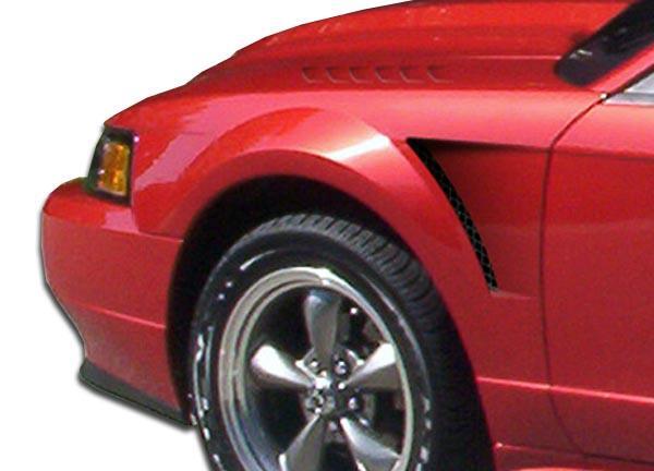 1999-2004 Ford Mustang D-1 Fenders, Fiberglass - view 1