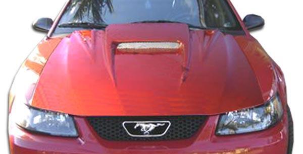 1999-2004 Ford Mustang Spyder 3 Hood, Fiberglass - view 1