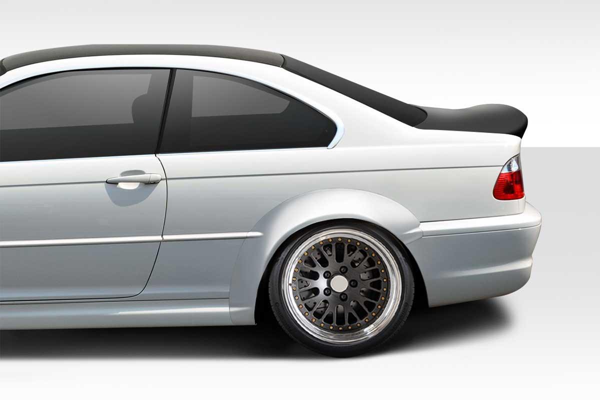 1999-2005 BMW 3 Series E46 2DR M3 Look Rear Fender Flares, Fiberglass - view 1