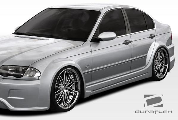 1999-2005 BMW 3 Series E46 4DR I-Design Wide Body Kit, Fiberglass - view 7