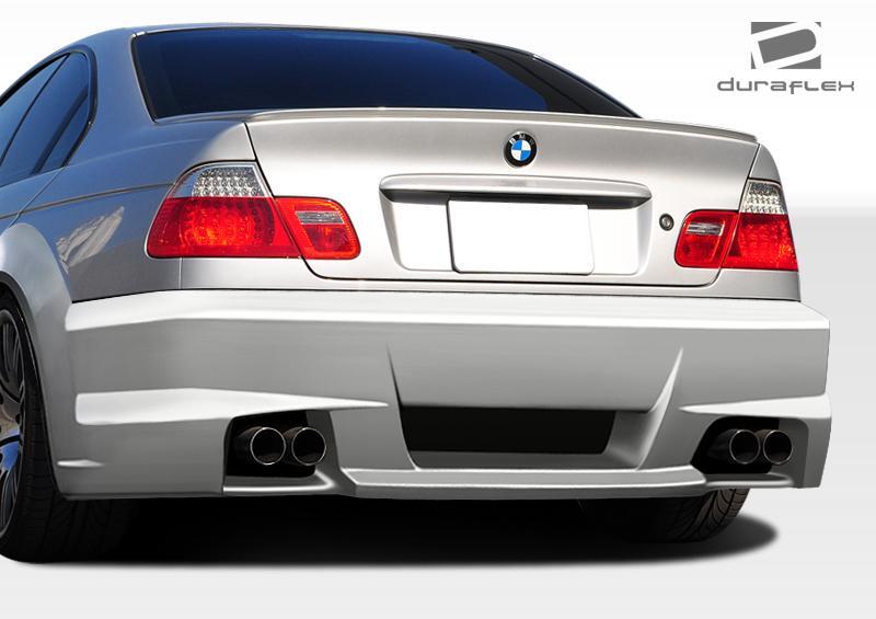 1999-2005 BMW 3 Series E46 4DR I-Design Wide Body Rear Bumper Cover - view 3