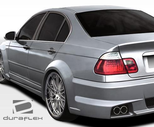 1999-2005 BMW 3 Series E46 4DR I-Design Wide Body Rear Fender Flares - view 2