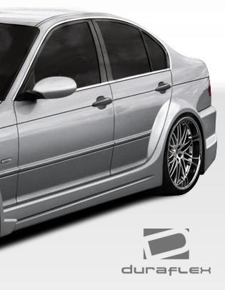 1999-2005 BMW 3 Series E46 4DR I-Design Wide Body Rear Fender Flares - view 3