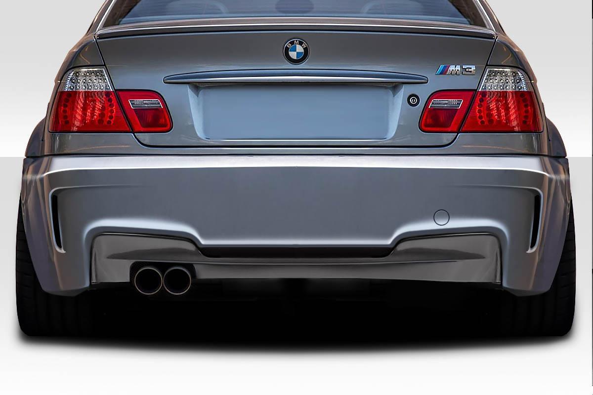 1999-2006 BMW 3 Series E46 2DR 4DR 1M Look Rear Bumper Cover - view 1