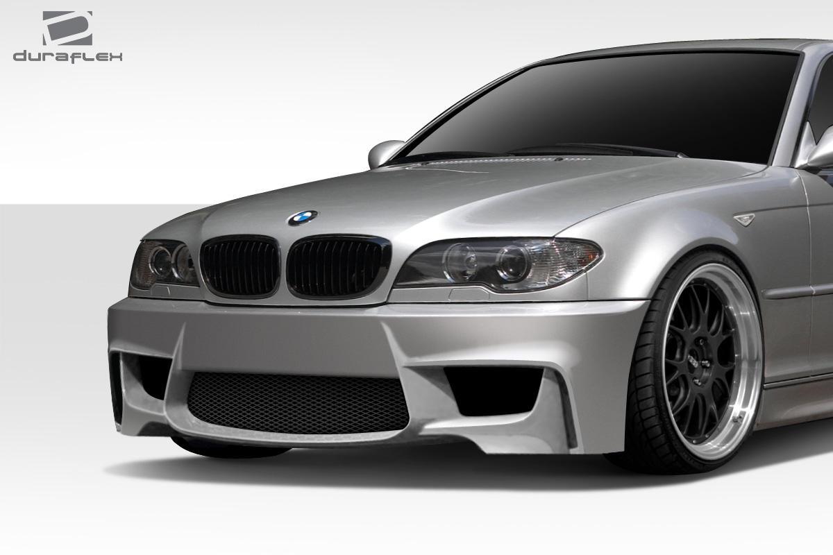 1999-2006 BMW 3 Series E46 1M Look Front Bumper Cover, Fiberglass - view 2