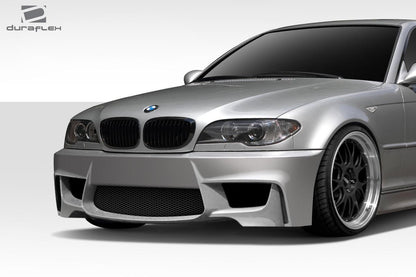 1999-2006 BMW 3 Series E46 1M Look Front Bumper Cover, Fiberglass - view 2