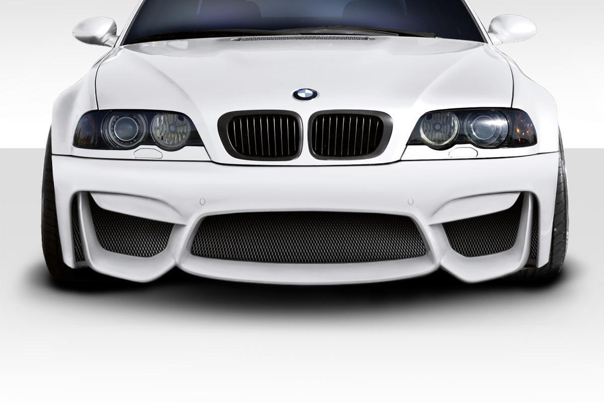 1999-2006 BMW 3 Series E46 M4 Look Front Bumper, Fiberglass - view 1