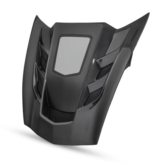 2014-2019 Corvette C7 Type-VS1 Double Sided Dry Carbon Fiber Vented Style Hood W/ Window For Stingray, Z51, Grand Sport, Z06