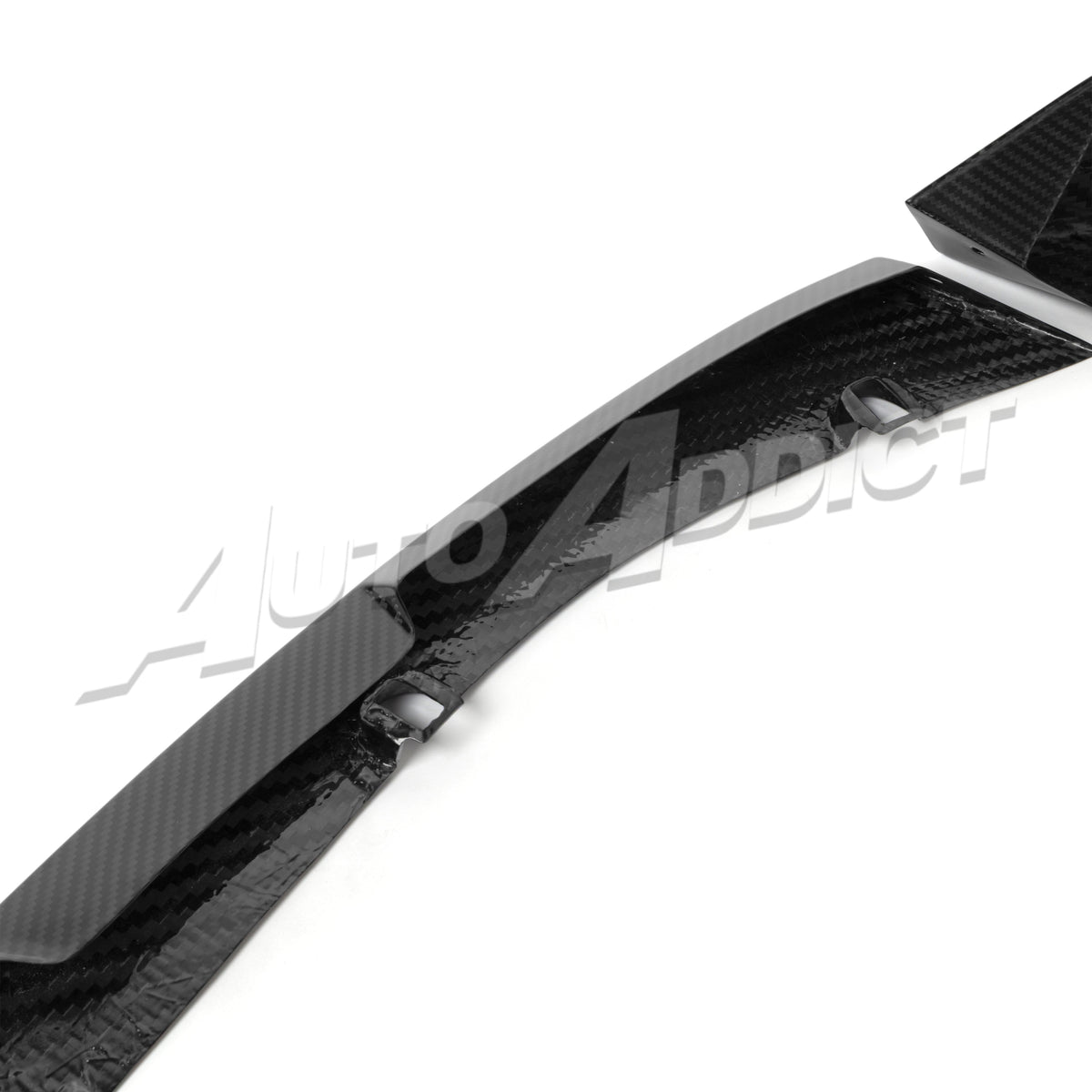 2021-2026 BMW G80 M3 G82 M4 Dry Gloss Double Sided Carbon Fiber Lower Chin Splitter 3pcs